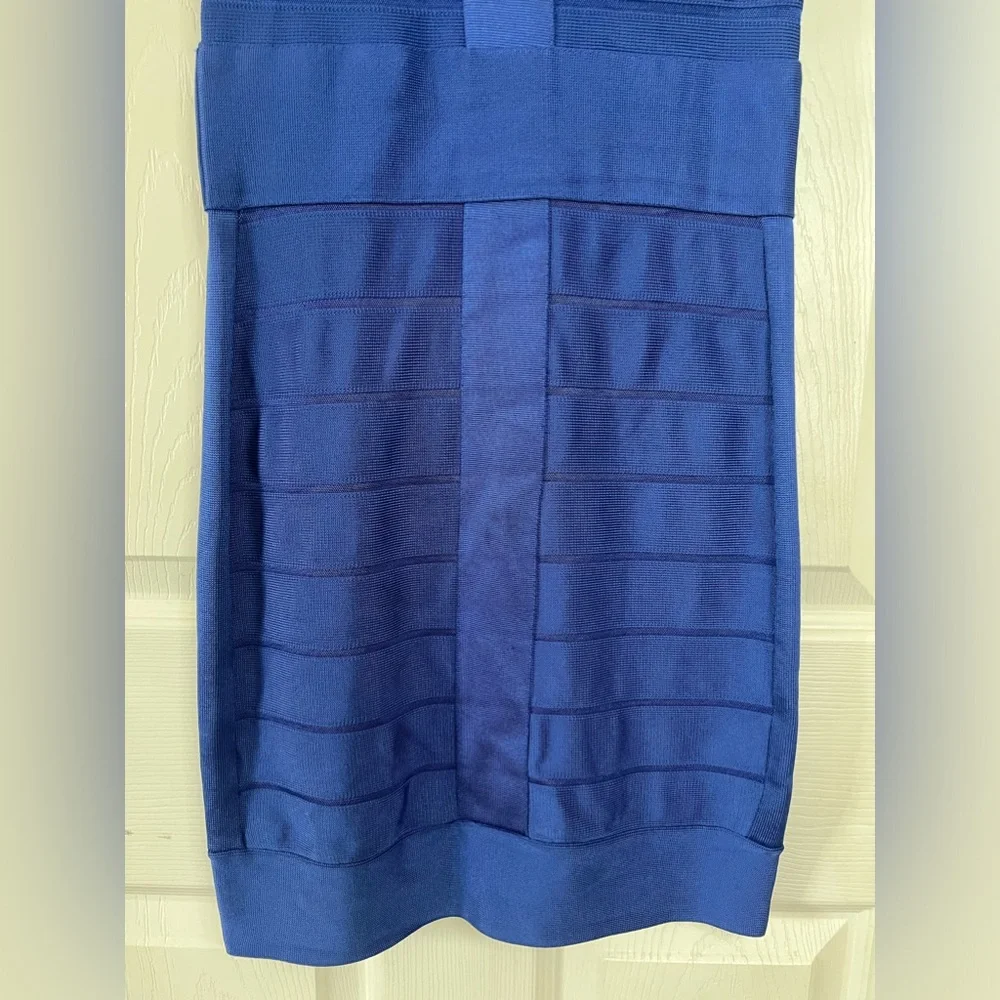 French connection blue bandage dress - Picture 4 of 7